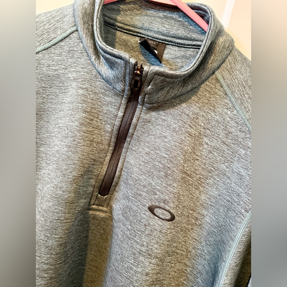 Oakley Men's Teal Golf Quarter-Zip